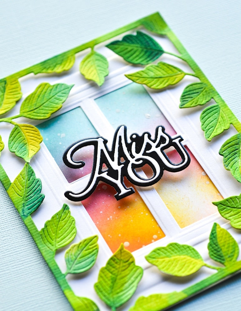 Memory Box 3D Prägeschablone & Stanze - Classic Window Emboss and Cut