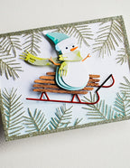 Memory Box Stanzschablone - Little Bundled Snowman