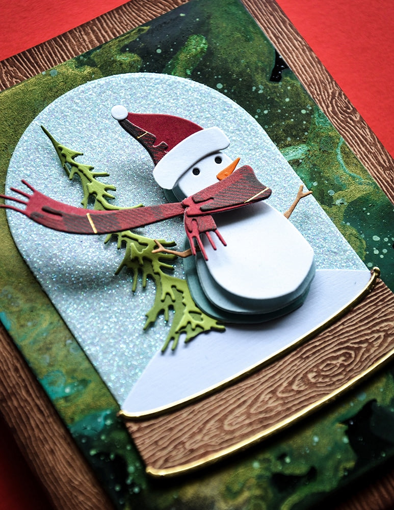 Memory Box Stanzschablone - Little Bundled Snowman