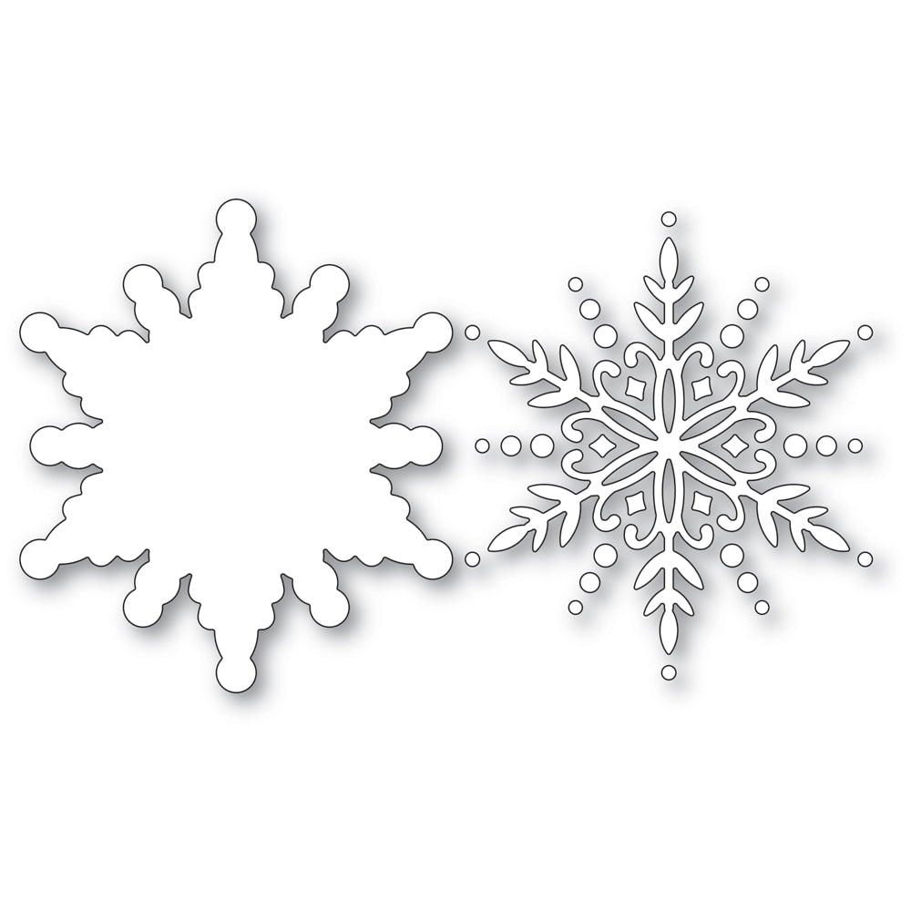 Memory Box Stanzschablone - Gloriette Snowflake Collage