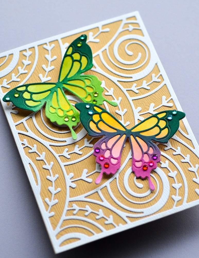 Memory Box Stanzschablone - Curlicue Plate