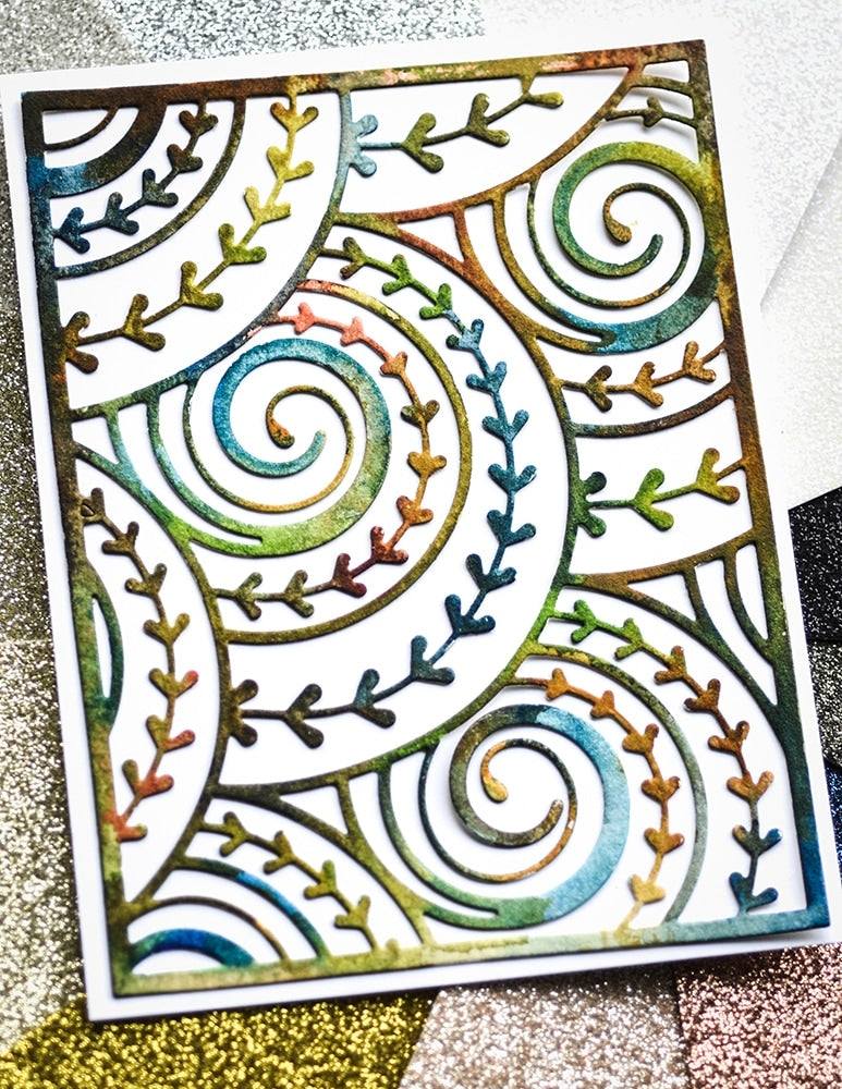 Memory Box Stanzschablone - Curlicue Plate