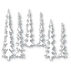 Memory Box Stanzschablone - Layered Narrow Pines
