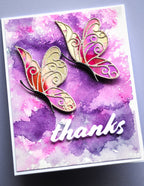 Memory Box Stanzschablone - Plumed Gypsy Butterfly