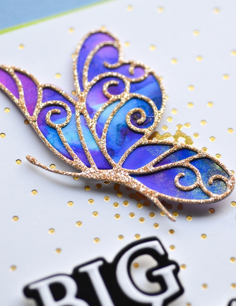 Memory Box Stanzschablone - Plumed Gypsy Butterfly