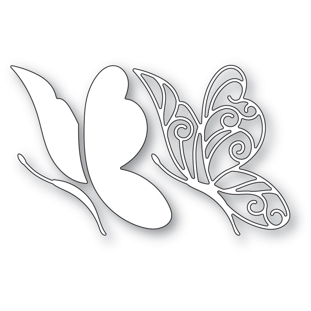 Memory Box Stanzschablone - Plumed Gypsy Butterfly