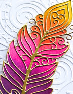 Memory Box Stanzschablone - Plumed Gypsy Feather