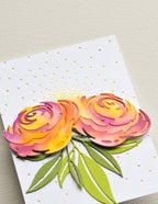 Memory Box Stanzschablone - Gentle Rose Watercolor Floral