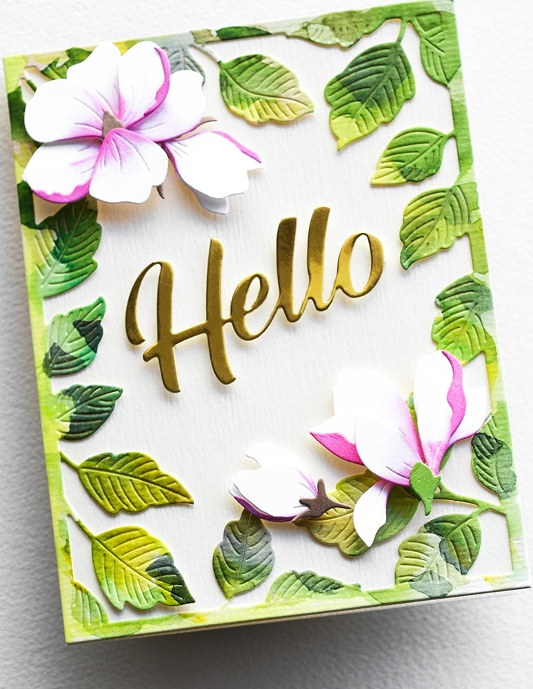 Memory Box Stanzschablone - Magnolia Blossom Trio