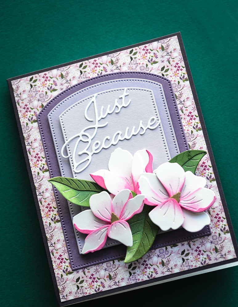 Memory Box Stanzschablone - Magnolia Blossom Trio