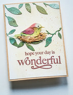 Memory Box Stanzschablone - 94722 Vibrant Leaf Corner
