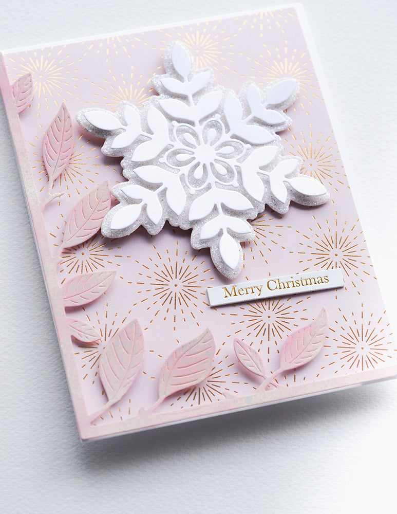 Memory Box Stanzschablone - 94722 Vibrant Leaf Corner