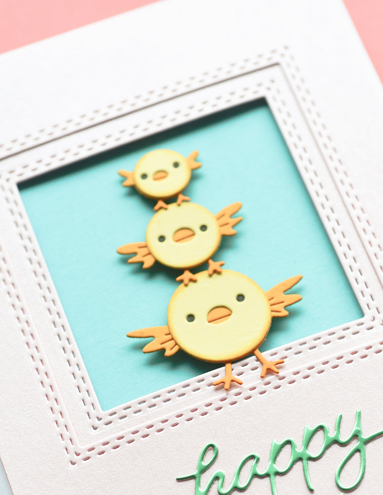 Memory Box Stanzschablone - 94726 Layered Chicks