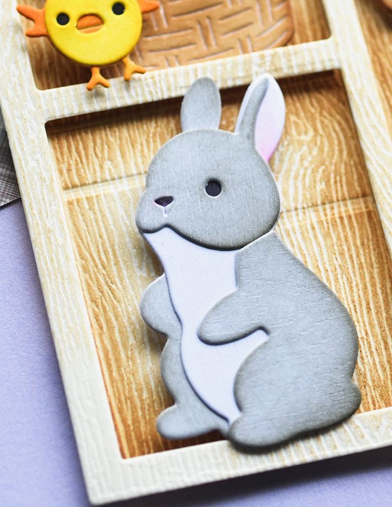 Memory Box Stanzschablone - 94727 Cute Layered Bunny