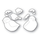 Memory Box Stanzschablone - 94741 Nestled Chickadee Duo