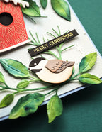 Memory Box Stanzschablone - 94741 Nestled Chickadee Duo