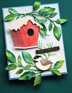 Memory Box Stanzschablone - 94742 Woodgrain Bird House