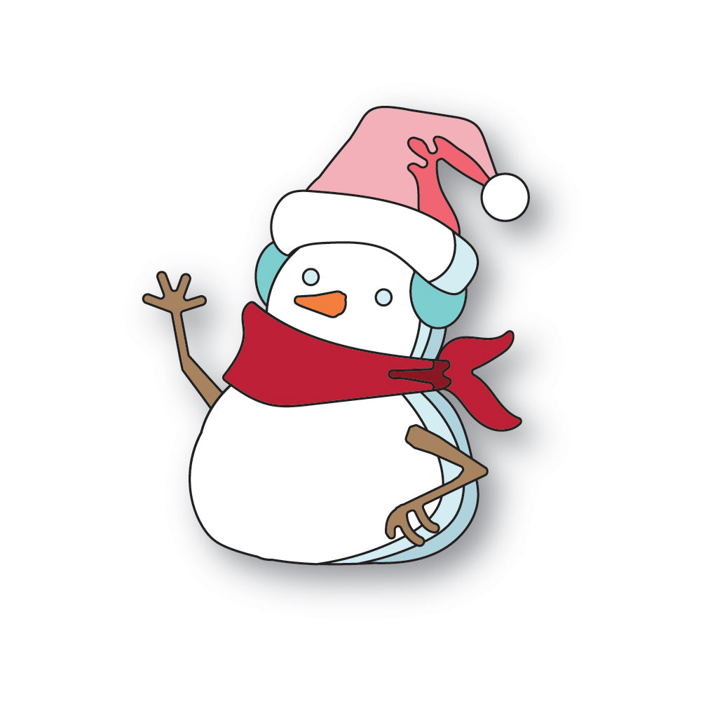 Memory Box Stanzschablone - 94746 Layered Friendly Snowman