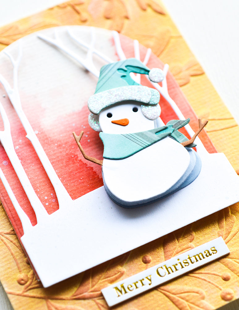 Memory Box Stanzschablone - 94746 Layered Friendly Snowman