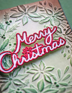 Memory Box Stanzschablone - 94749 Merry Christmas Charmed Script