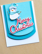 Memory Box Stanzschablone - 94749 Merry Christmas Charmed Script