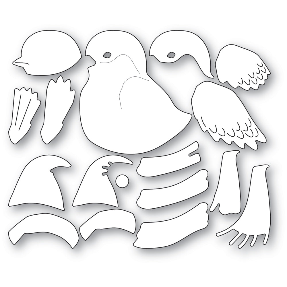 Memory Box Stanzschablone - 94760 Bundled Bird