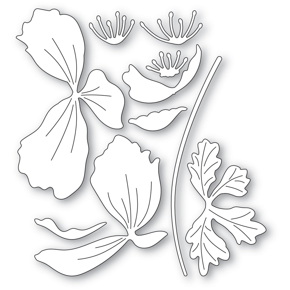 Memory Box Stanzschablone - 94764 Graceful Anemone