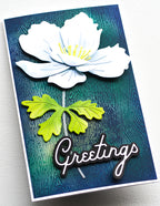 Memory Box Stanzschablone - 94764 Graceful Anemone
