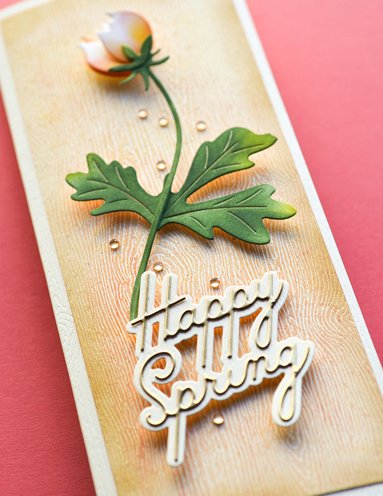 Memory Box Stanzschablone - 94767 Delicate Anemone Stem and Bud