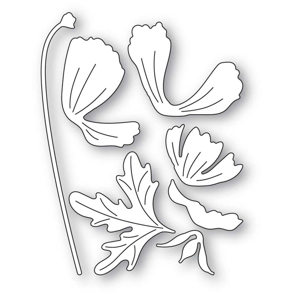 Memory Box Stanzschablone - 94769 Elegant Anemone