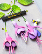 Memory Box Stanzschablone - 94784 Delicate Fuchsia Trio