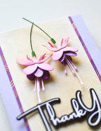 Memory Box Stanzschablone - 94786 Fuchsia Bud Duo