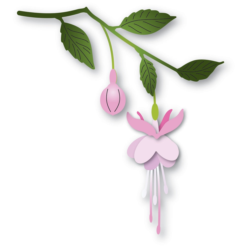 Memory Box Stanzschablone - 94787 Dainty Fuchsia Stem
