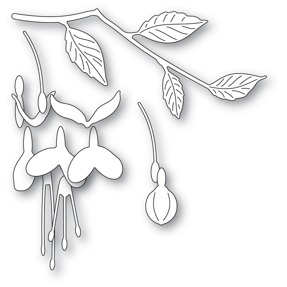 Memory Box Stanzschablone - 94787 Dainty Fuchsia Stem