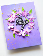 Memory Box Stanzschablone - 94788 Little Fuchsia Flower Trio and Branch