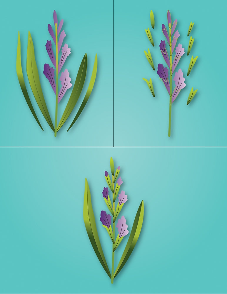 Memory Box Stanzschablone - 94792 Budding Gladiola Stem