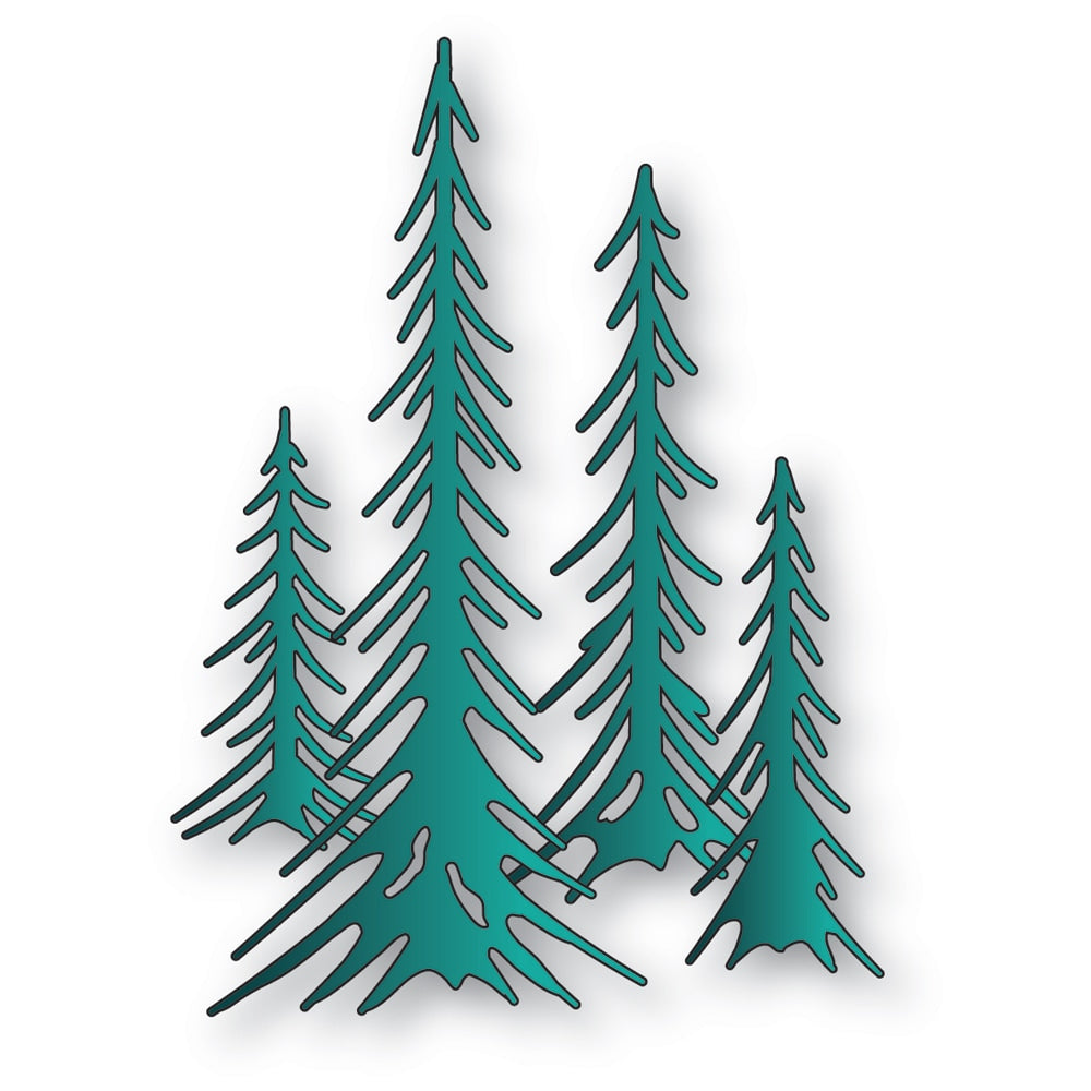 Memory Box Stanzschablone - 94796 Slender Pine Trees