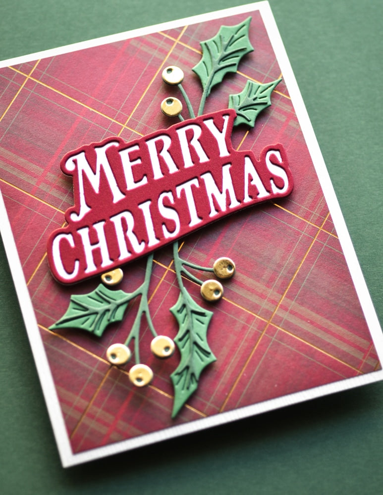 Memory Box Stanzschablone - 94801 Festive Holly