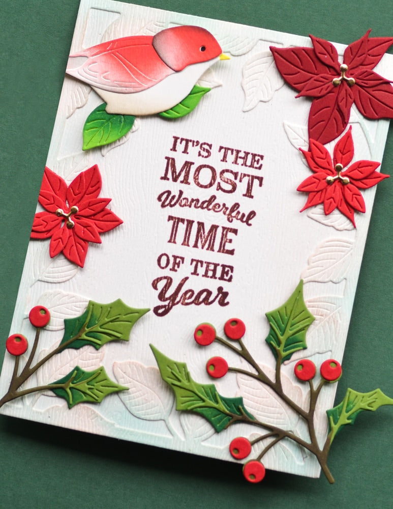 Memory Box Stanzschablone - 94801 Festive Holly
