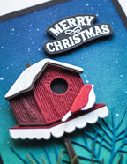 Memory Box Stanzschablone - 94810 Snowy Birdhouse