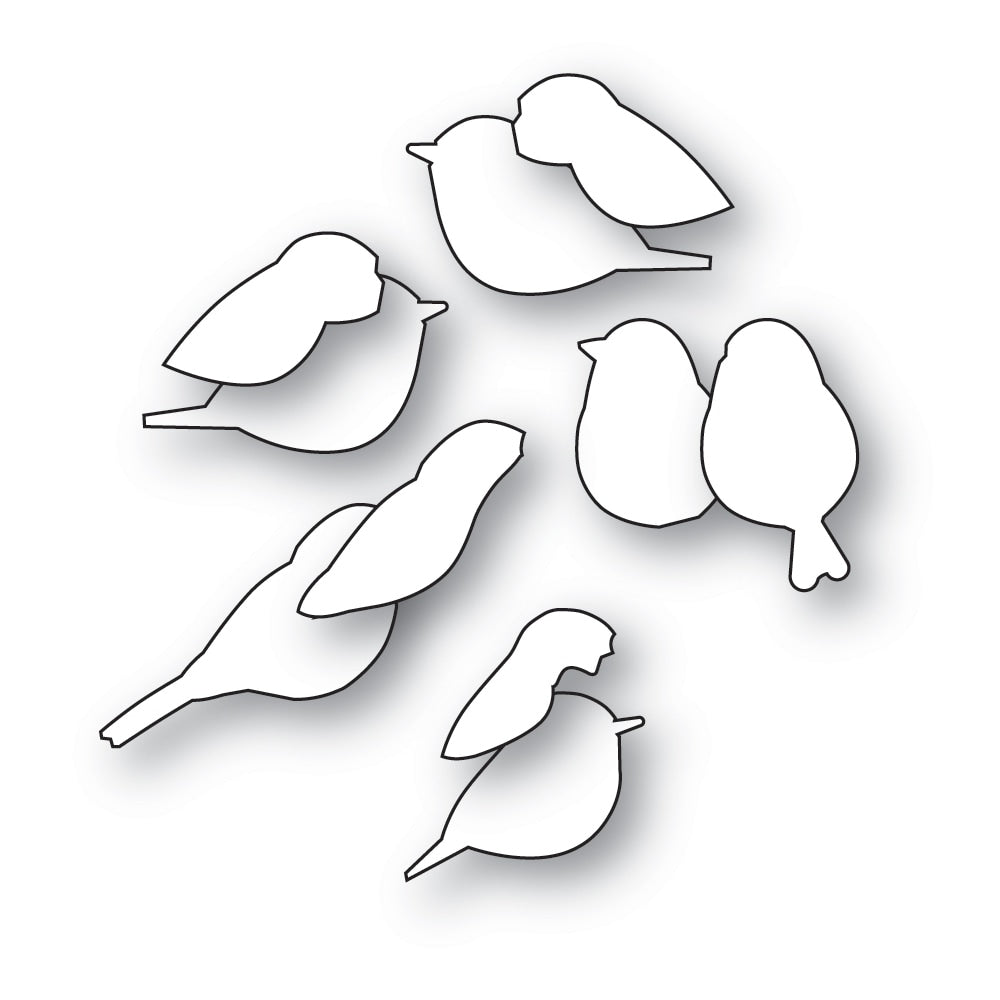 Memory Box Stanzschablone - 94811 Little Bird Bunch