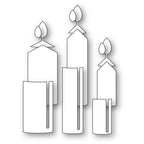 Memory Box Stanzschablone - 94812 Merry and Bright Candles