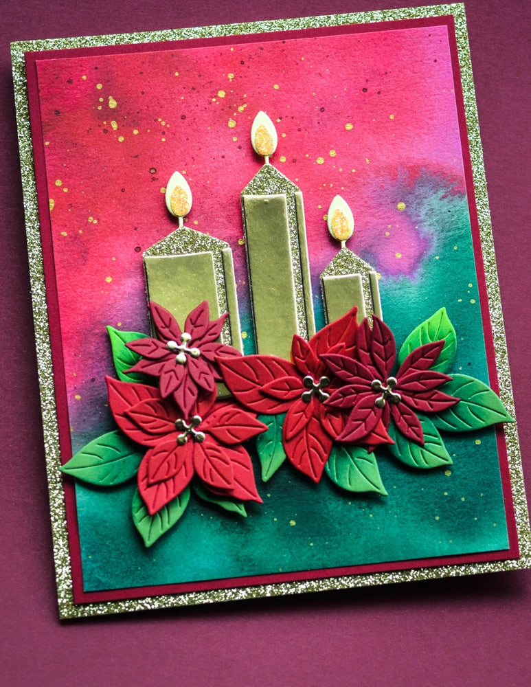 Memory Box Stanzschablone - 94812 Merry and Bright Candles