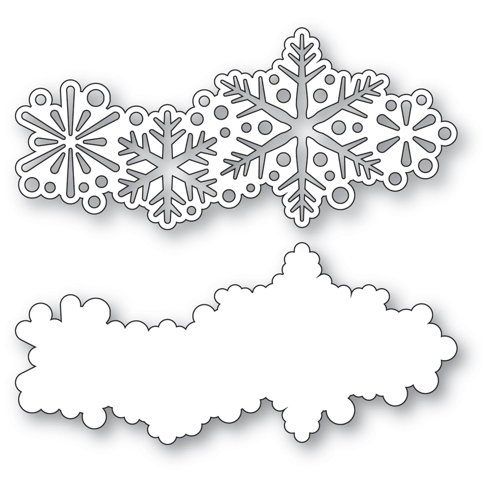Memory Box Stanzschablone - 94816 Drifting Snowflakes