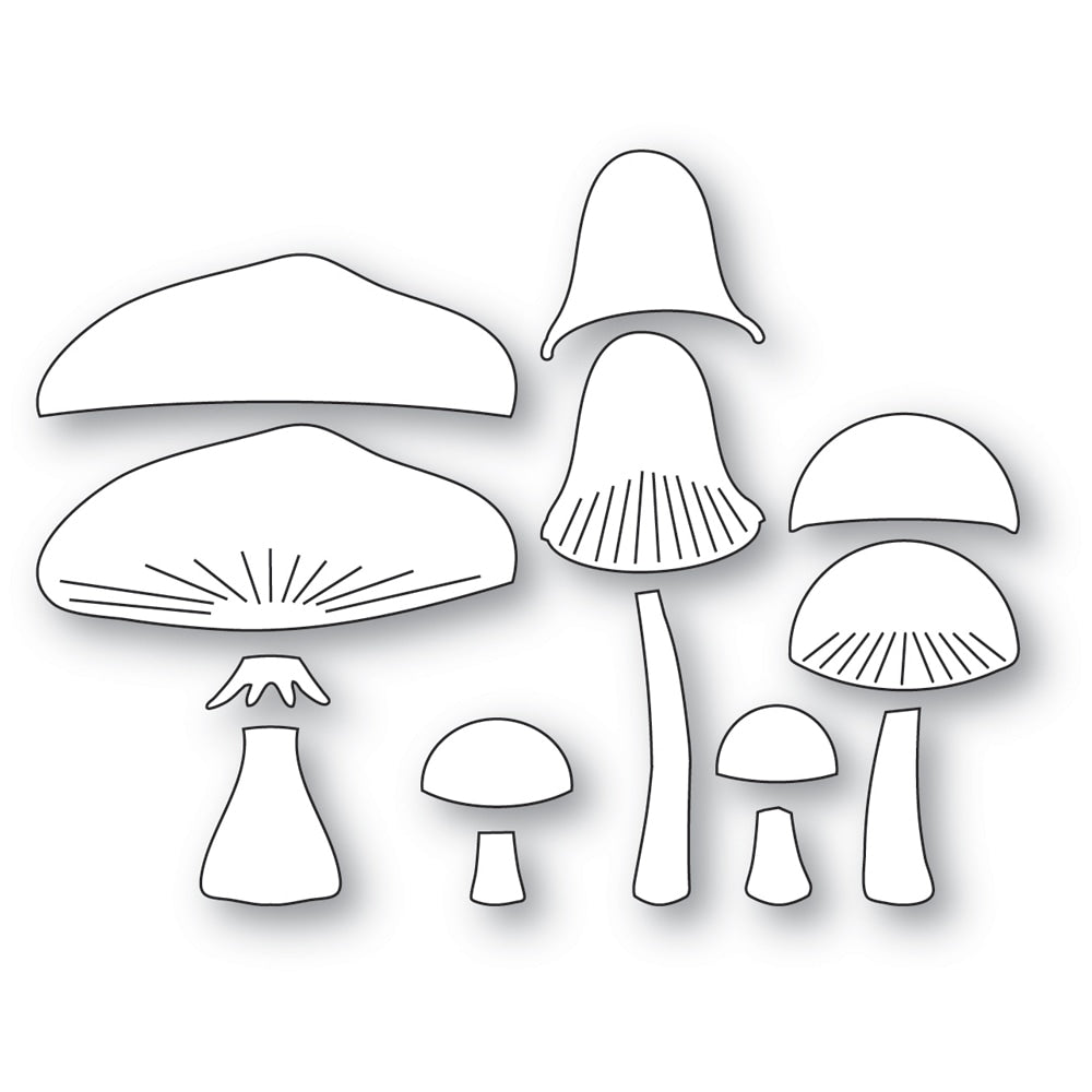 Memory Box Stanzschablone - 94818 Mysterious Mushrooms
