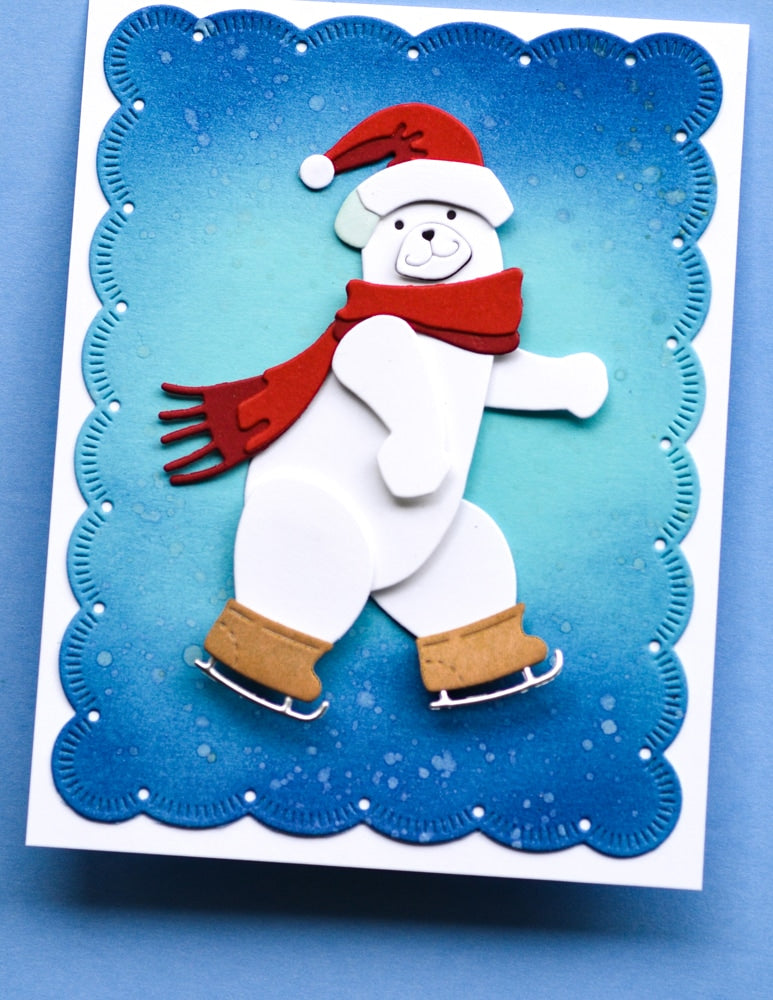 Memory Box Stanzschablone - 94819 Wintertime Bear