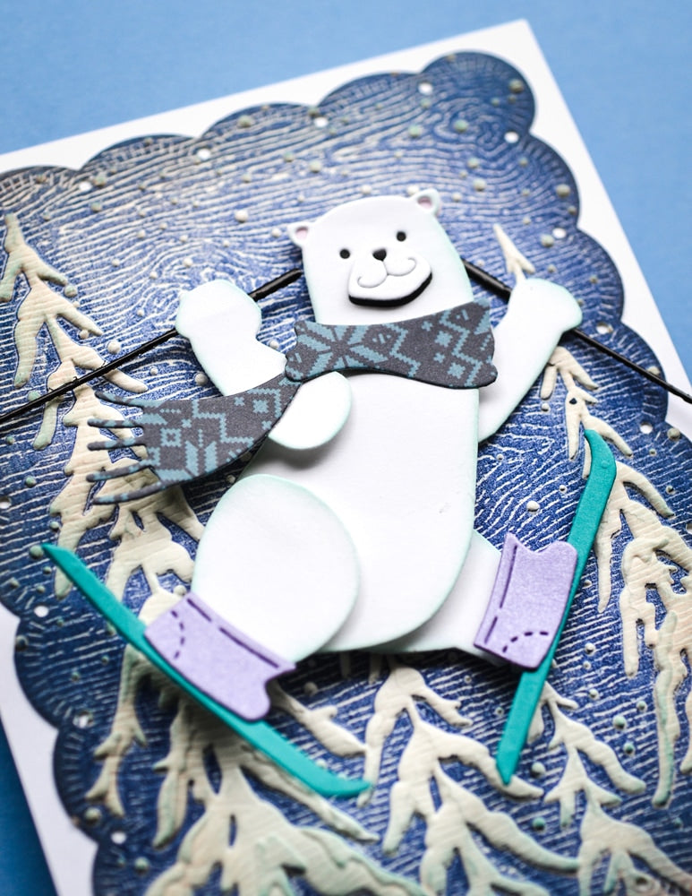 Memory Box Stanzschablone - 94819 Wintertime Bear