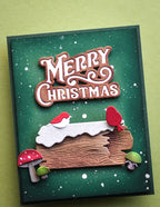 Memory Box Stanzschablone - 94821 Snowy Log
