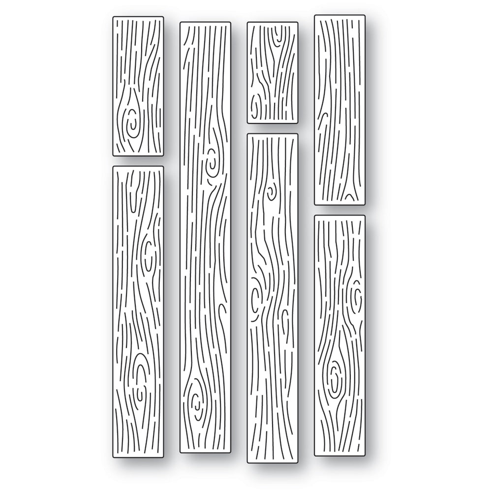 Memory Box Stanzschablone - 94823 Narrow Woodgrain Planks