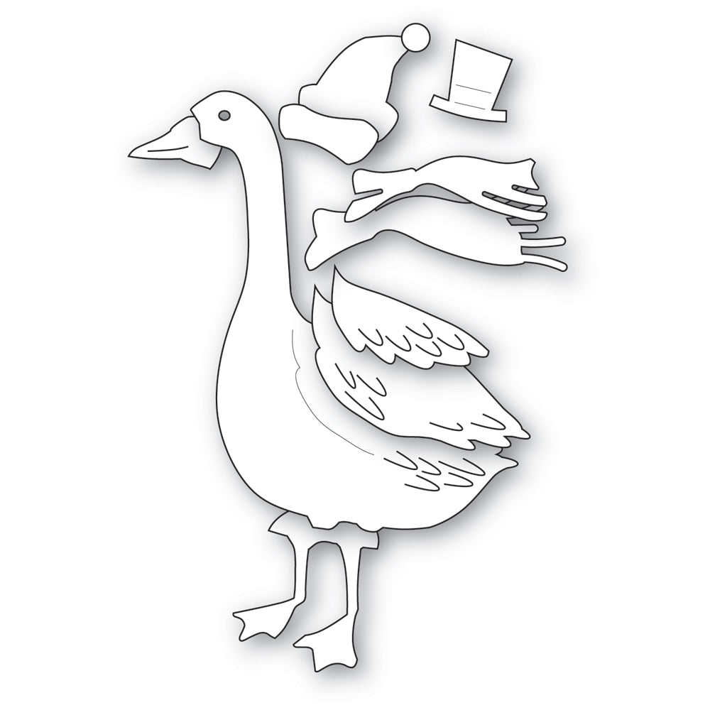 Memory Box Stanzschablone - 94829 Bundled Up Goose